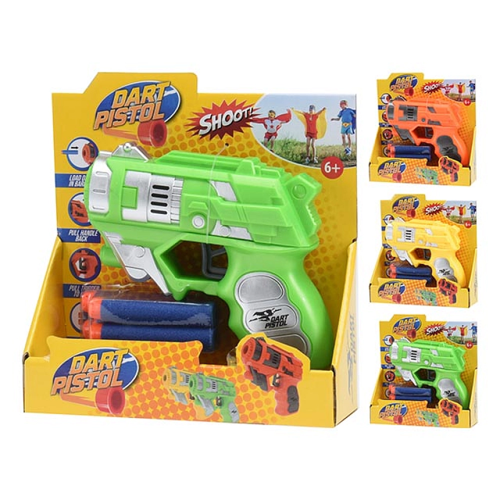 Pistol cosmic cu 4 cartuse moi, 13cm