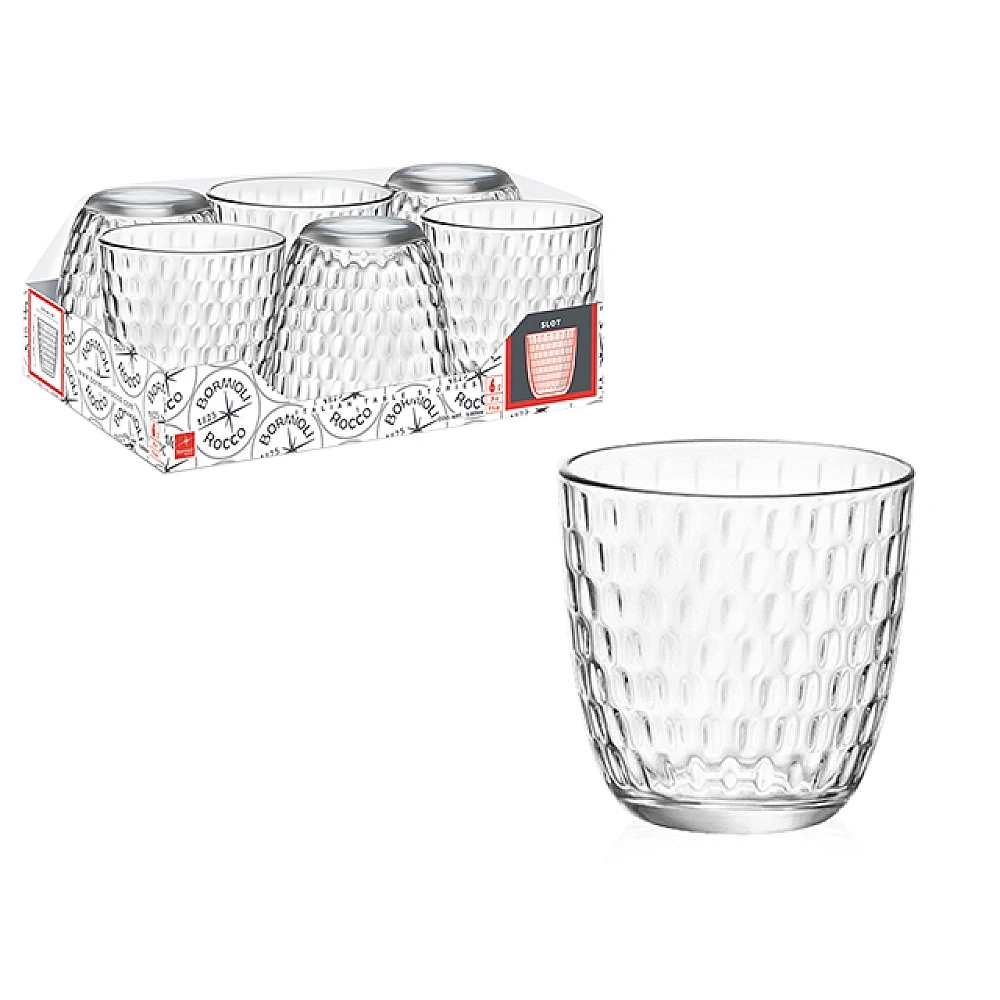 Set 6 pahare pentru apa Slot 290ml