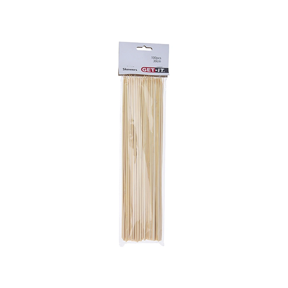 Betisoare pentru gratar Get-it 100buc, 30cm, D0.3cm