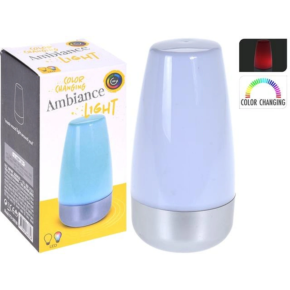 Lampa de noapte 2LED 15cm, 2 regime, multicolor, 3AAA