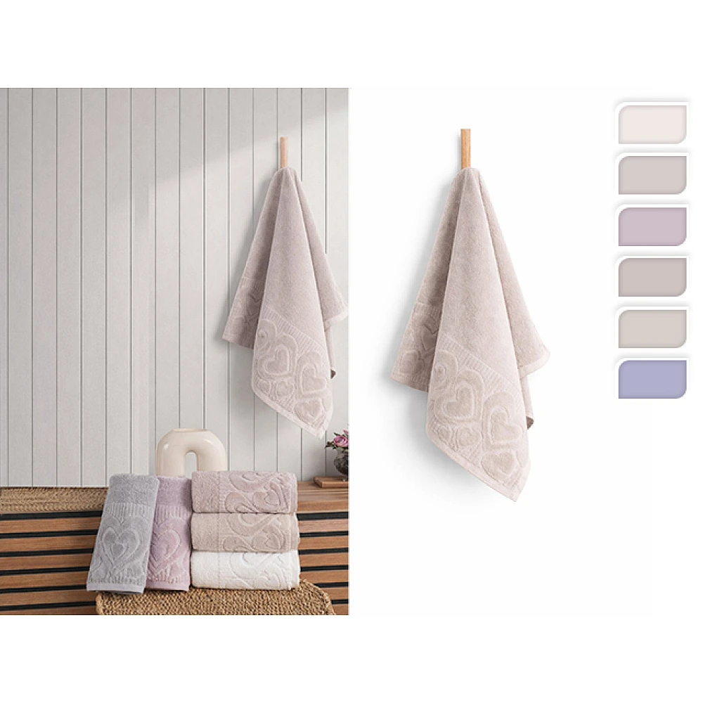 Prosop 50X90 cm NH Microcotton T-1 cu bordura de velur 