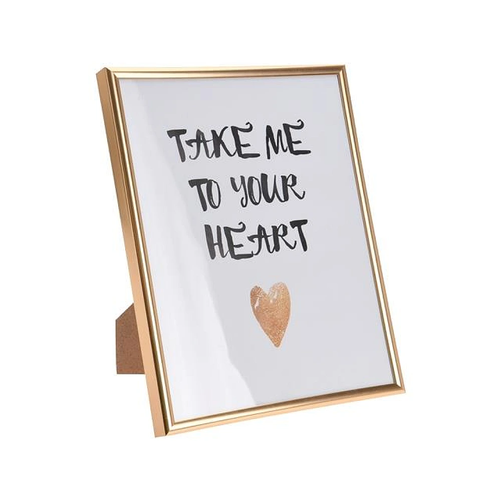 Rama foto din plastic 20X25cm, aurie