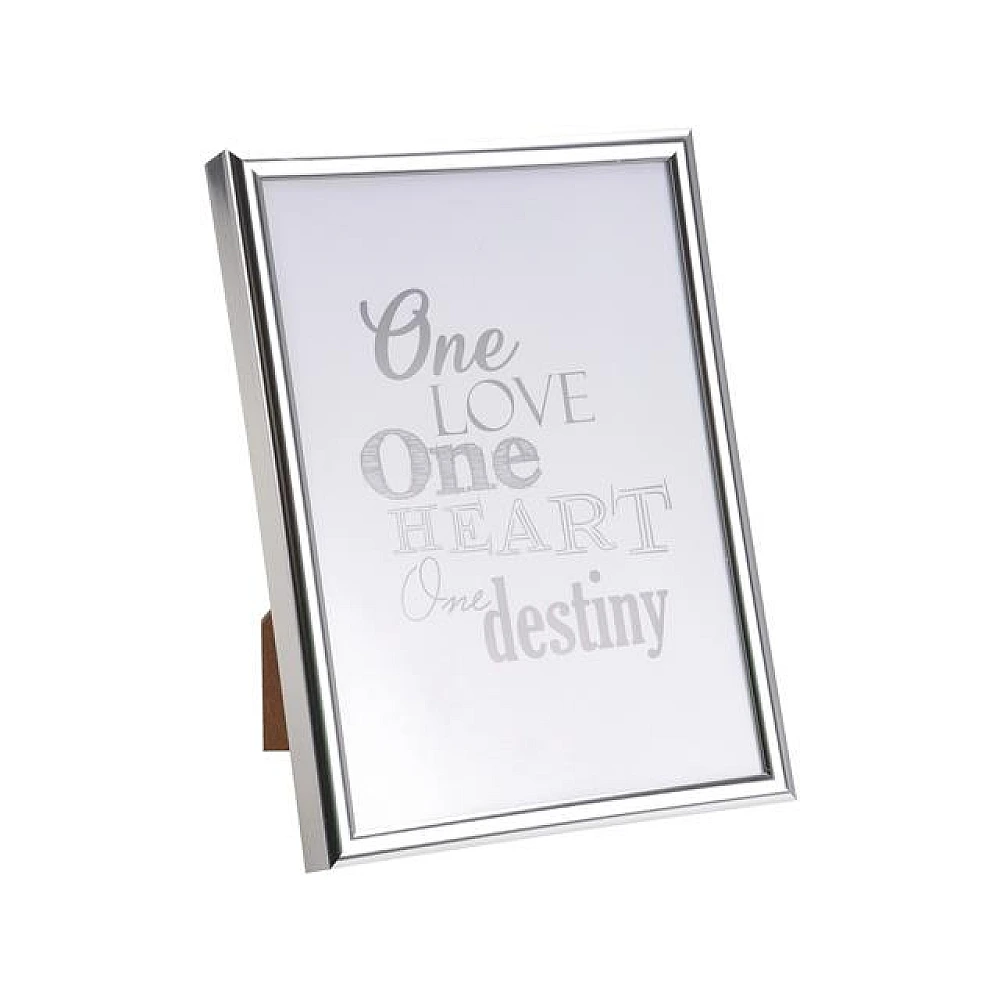 Rama foto din plastic 13X18cm, argintie