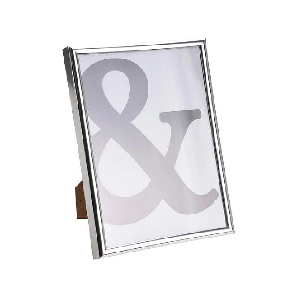 Rama foto din plastic 15X20cm, argintie