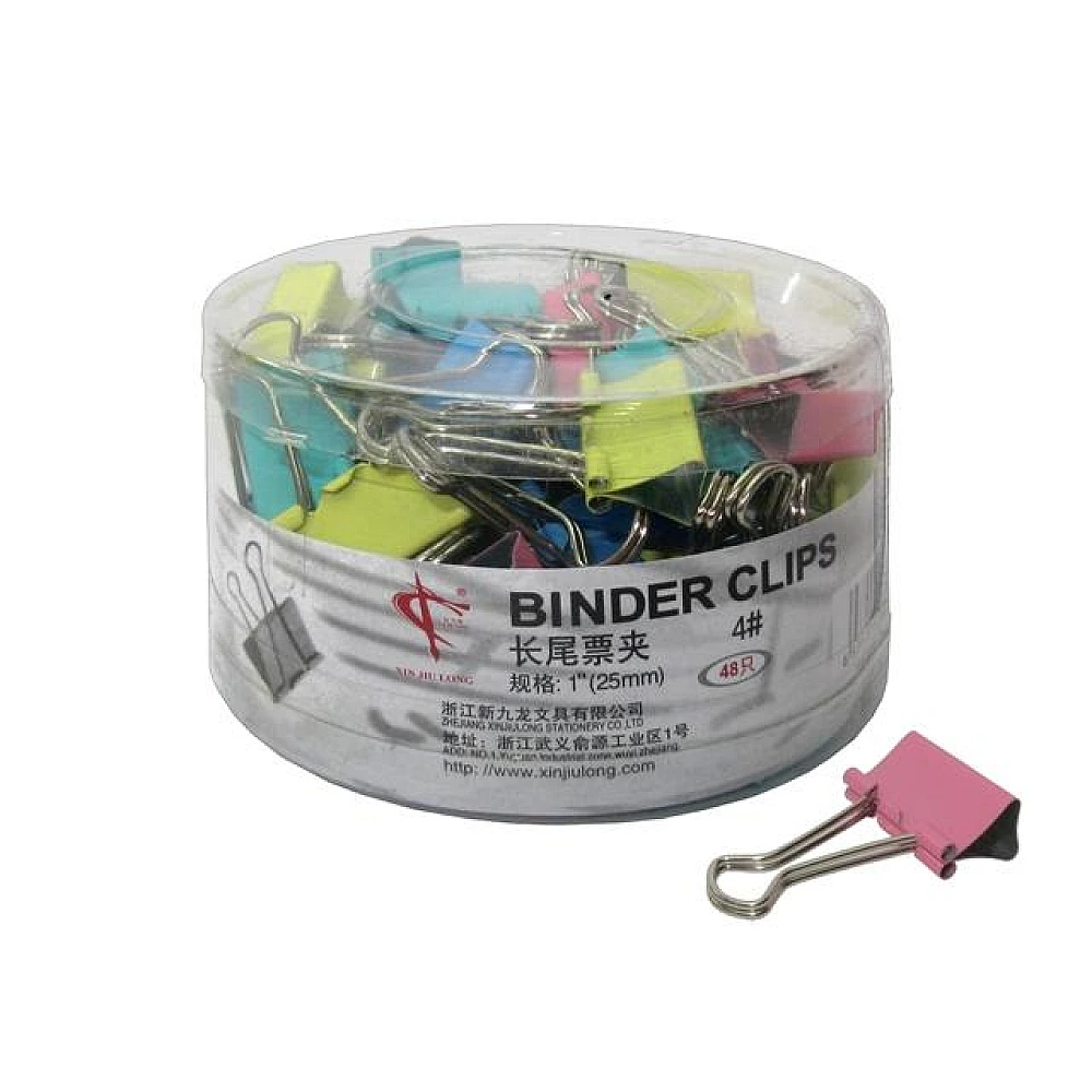 Set binder clipse 48 buc, 25 mm