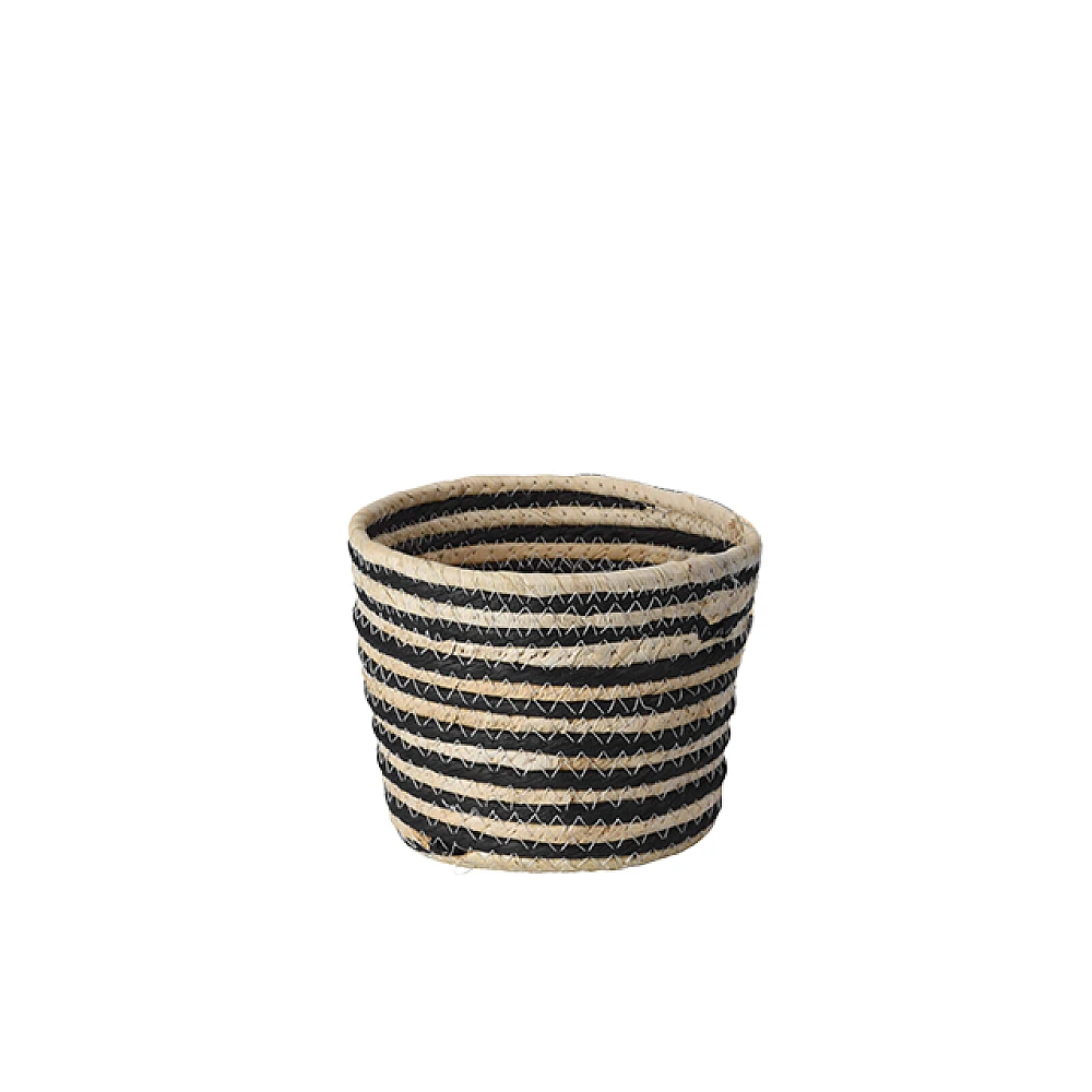 Cos impletit 17X15cm, dungi negre