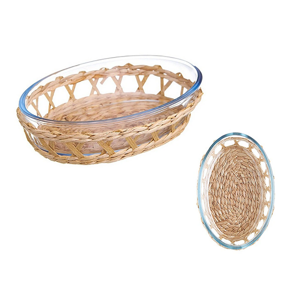 Forma pentru copt Tognana Cook&Serve 21X14X5cm, oval, sticla