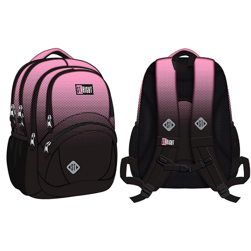 Ghiozdan scolar St.Right Pink Gradient 30X19X42 cm