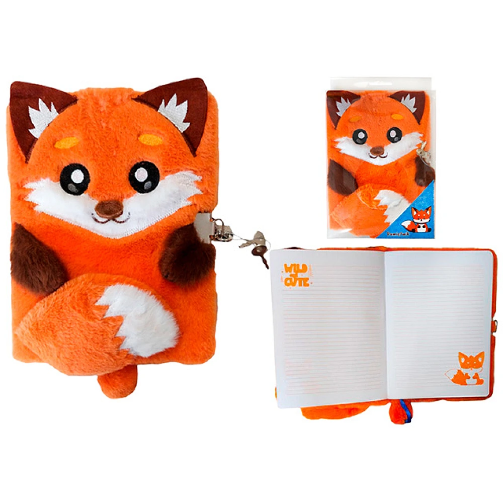 Agenda cu lacat A5, 96 foi, My Little Foxy, coperta plus
