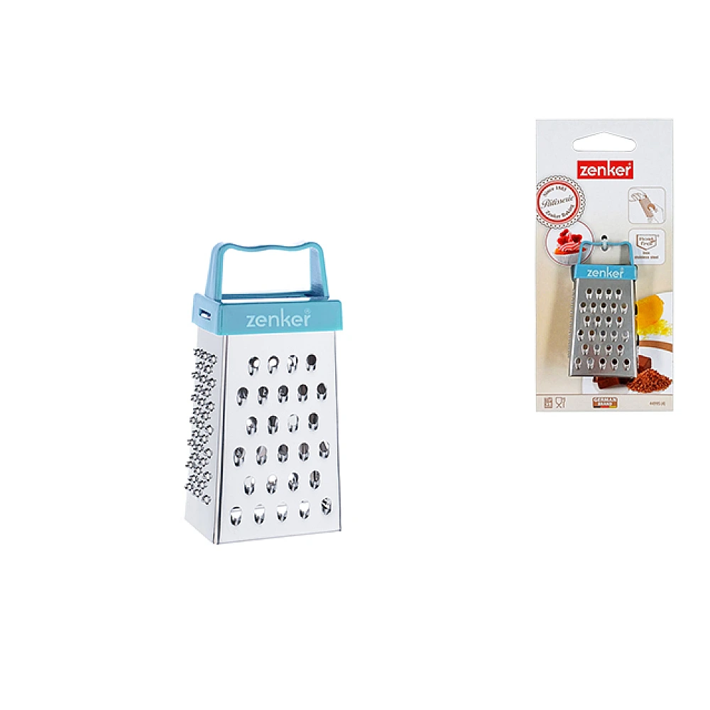 Razatoare mini cu patru laturi Zenker 3.7X2.8X7.5cm, inox/plastic