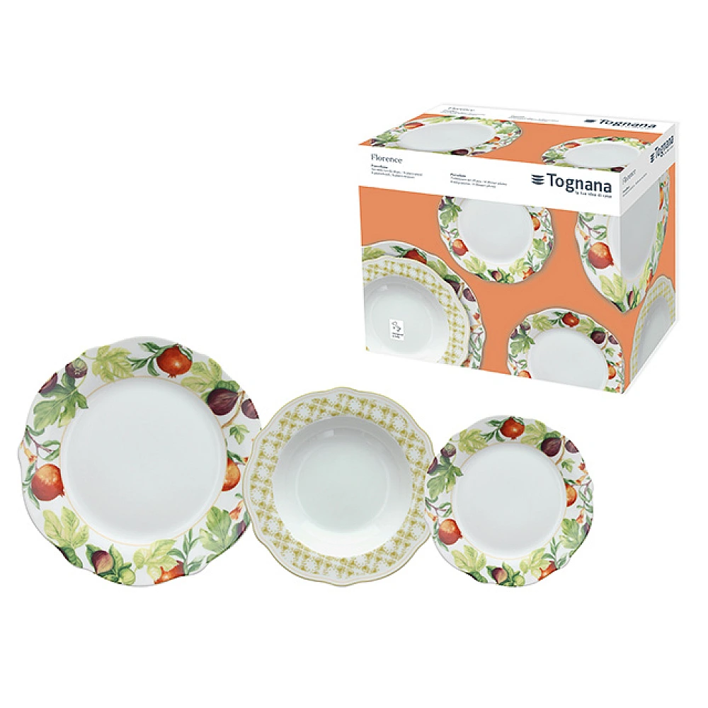Set de vesela Tognana Cappettata Florence 18buc, portelan