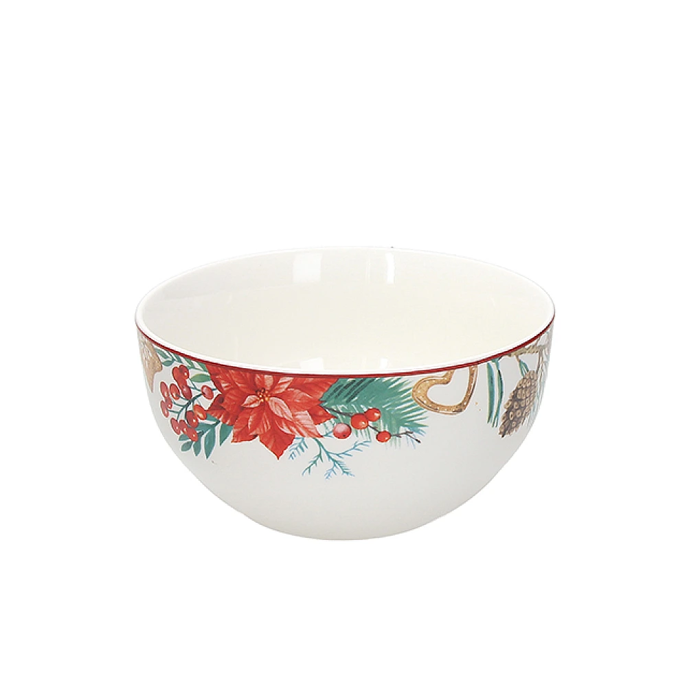 Salatieră din portelan 14cm Tognana Dolce Natale