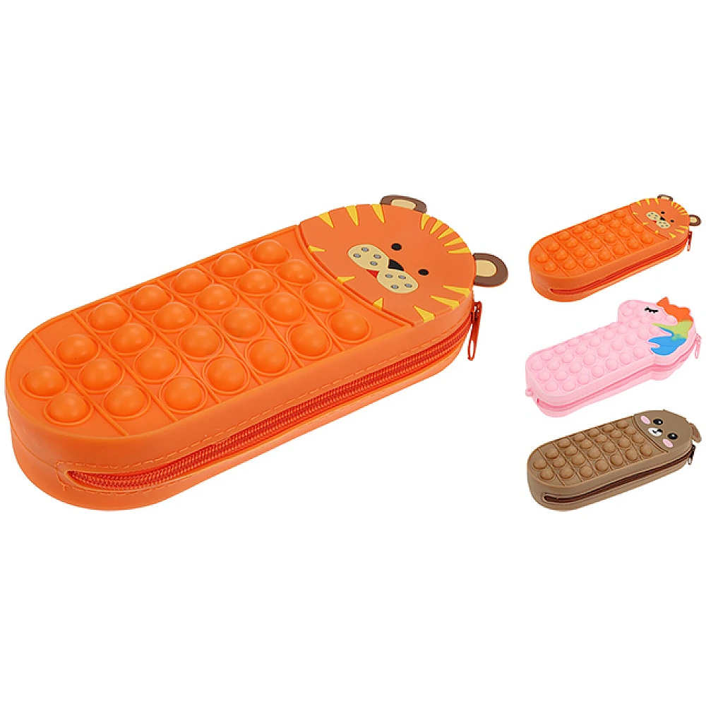 Penarul Pop-It, 21X8X4 cm, silicon, 3 design-uri