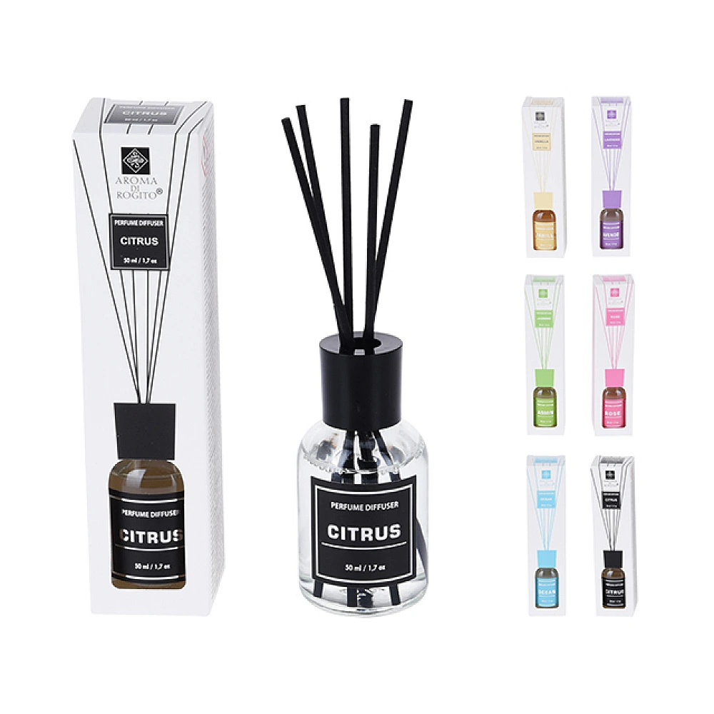 Odorizant 50ml + 5 betisoare, 6 arome