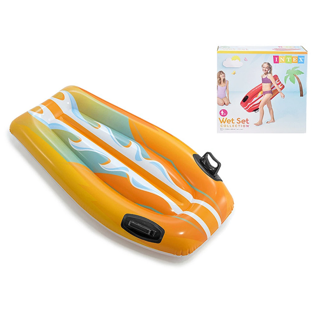 Saltea de înot gonflabilă cu mânere 112х62 cm, până la 40 kg, 6+, 2 culori