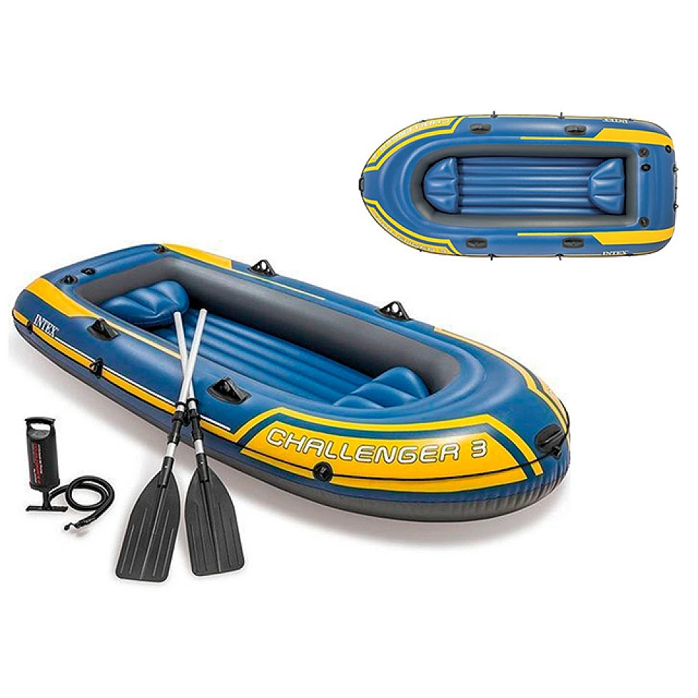 Barcă Gonflabilă “Challenger 3” cu vâsle și pompă, 295x137x43 cm, până la 320 kg