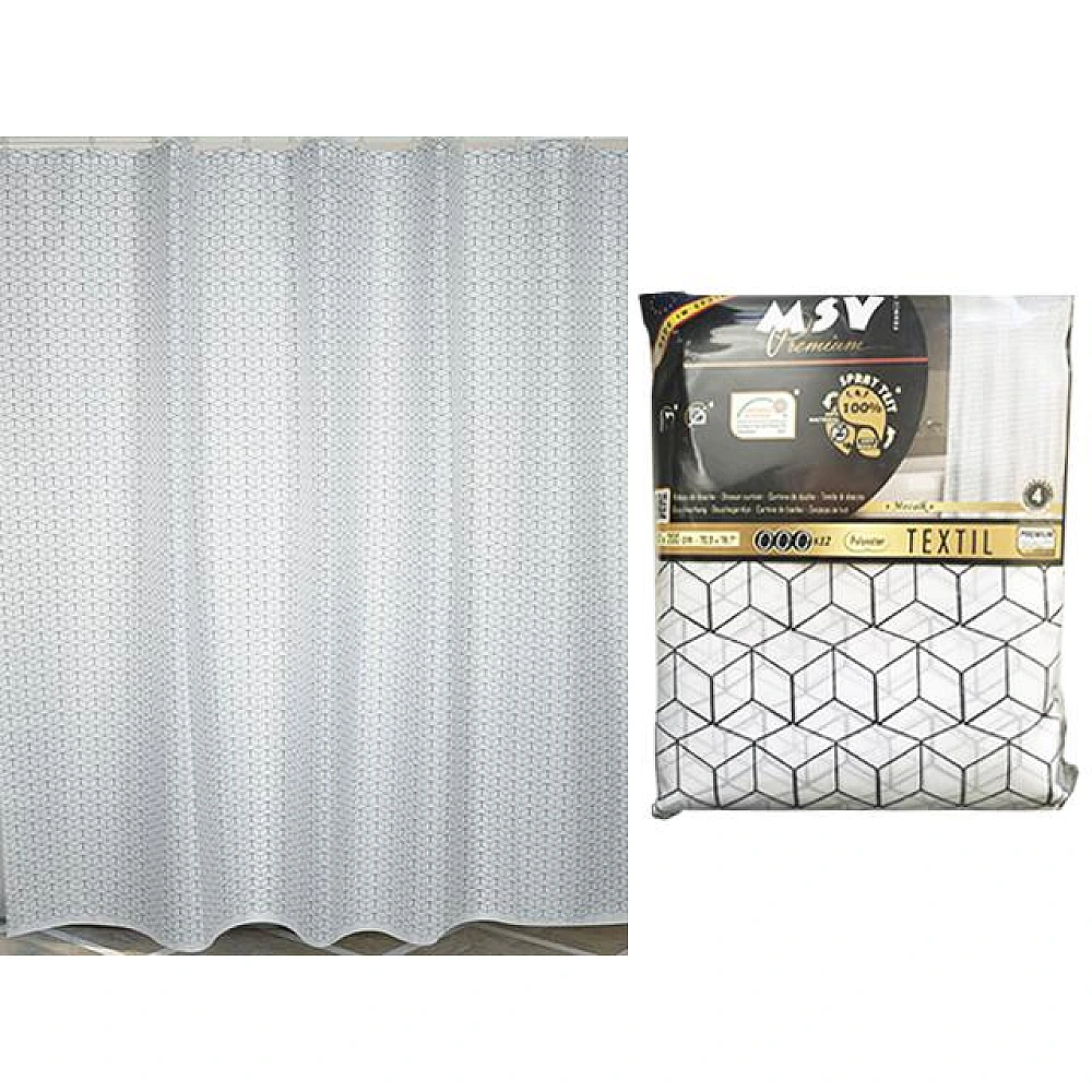 Perdea pentru dus 180X200cm MSV Premium 