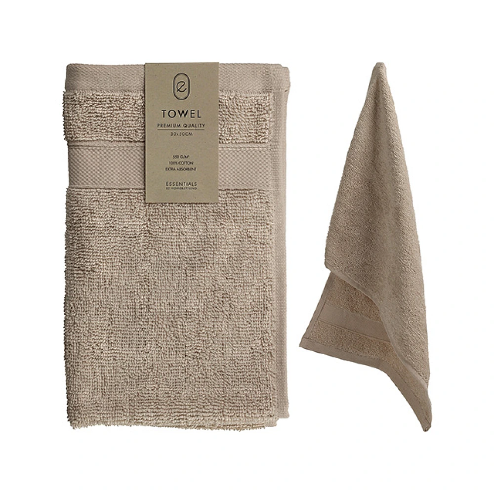 Prosop 30X50cm H&S bumbac, bej