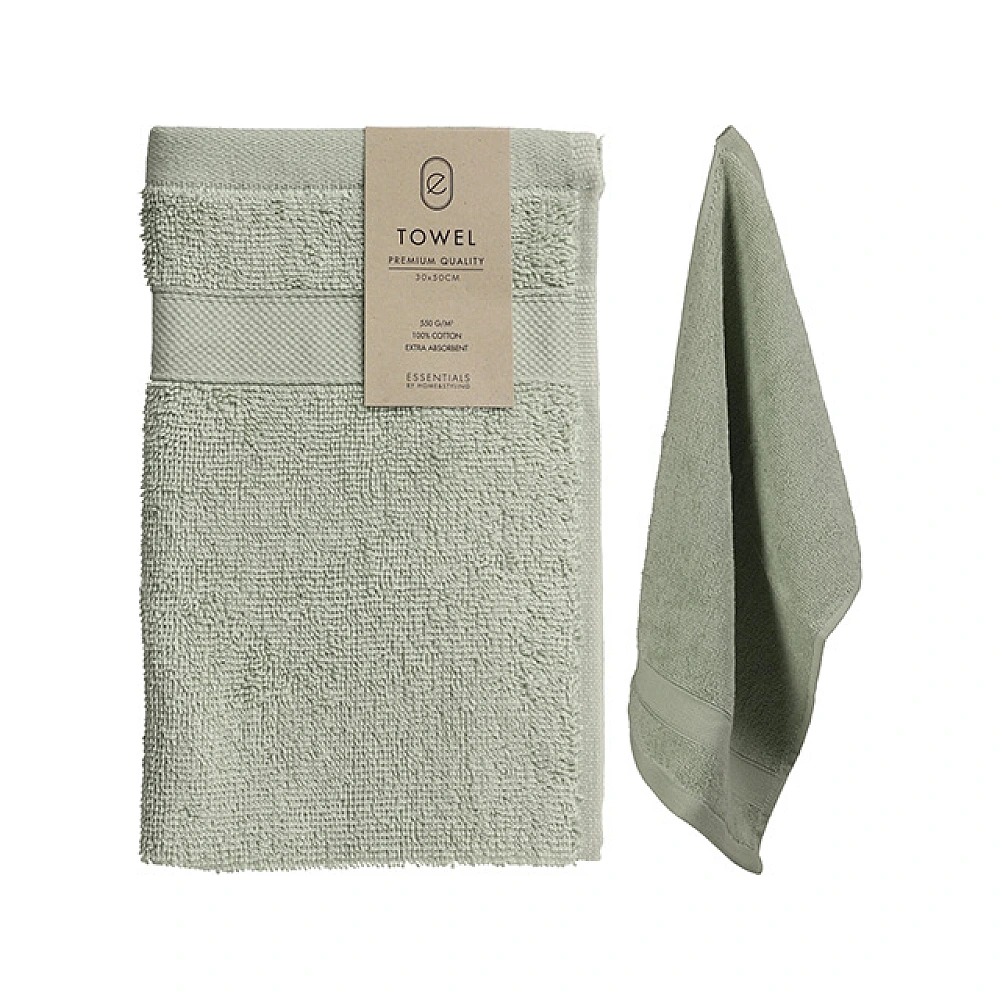 Prosop 30X50cm H&S bumbac, verde
