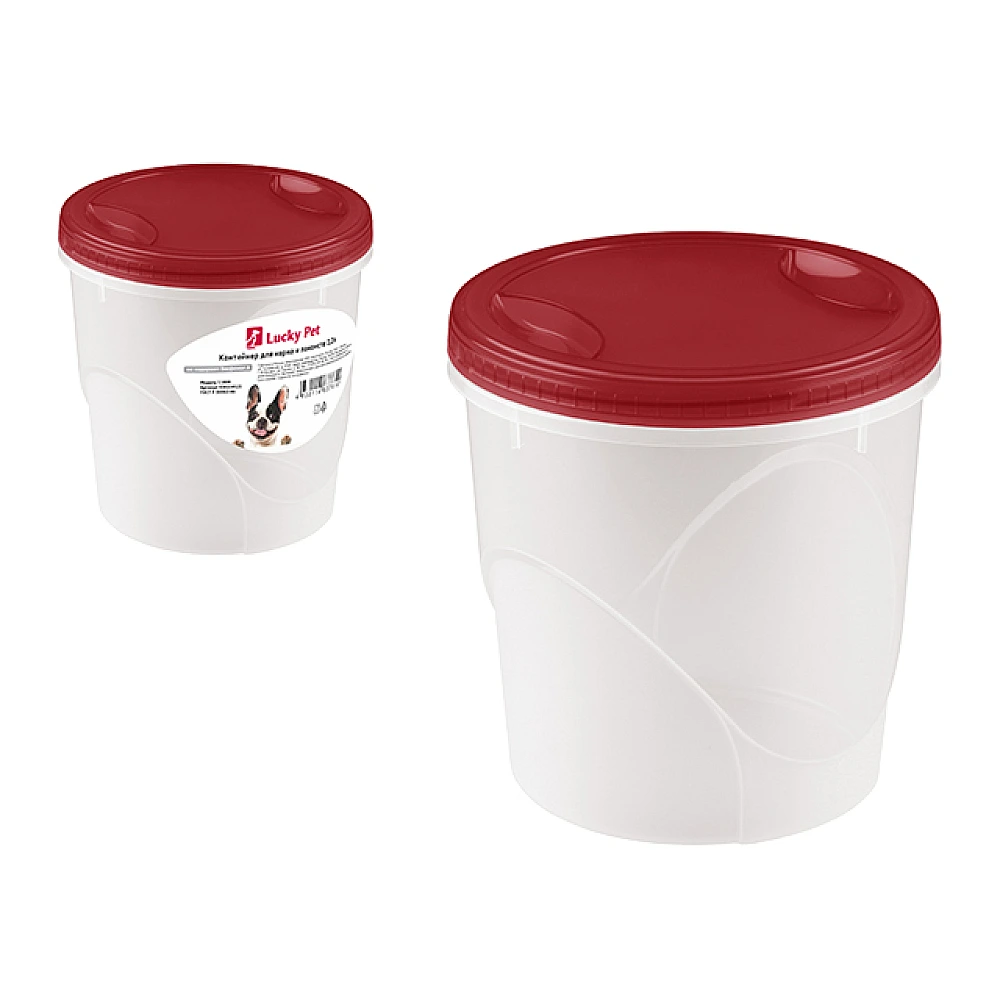 Container pentru hrana Lucky Pet 3.2l, 17X18cm, caini