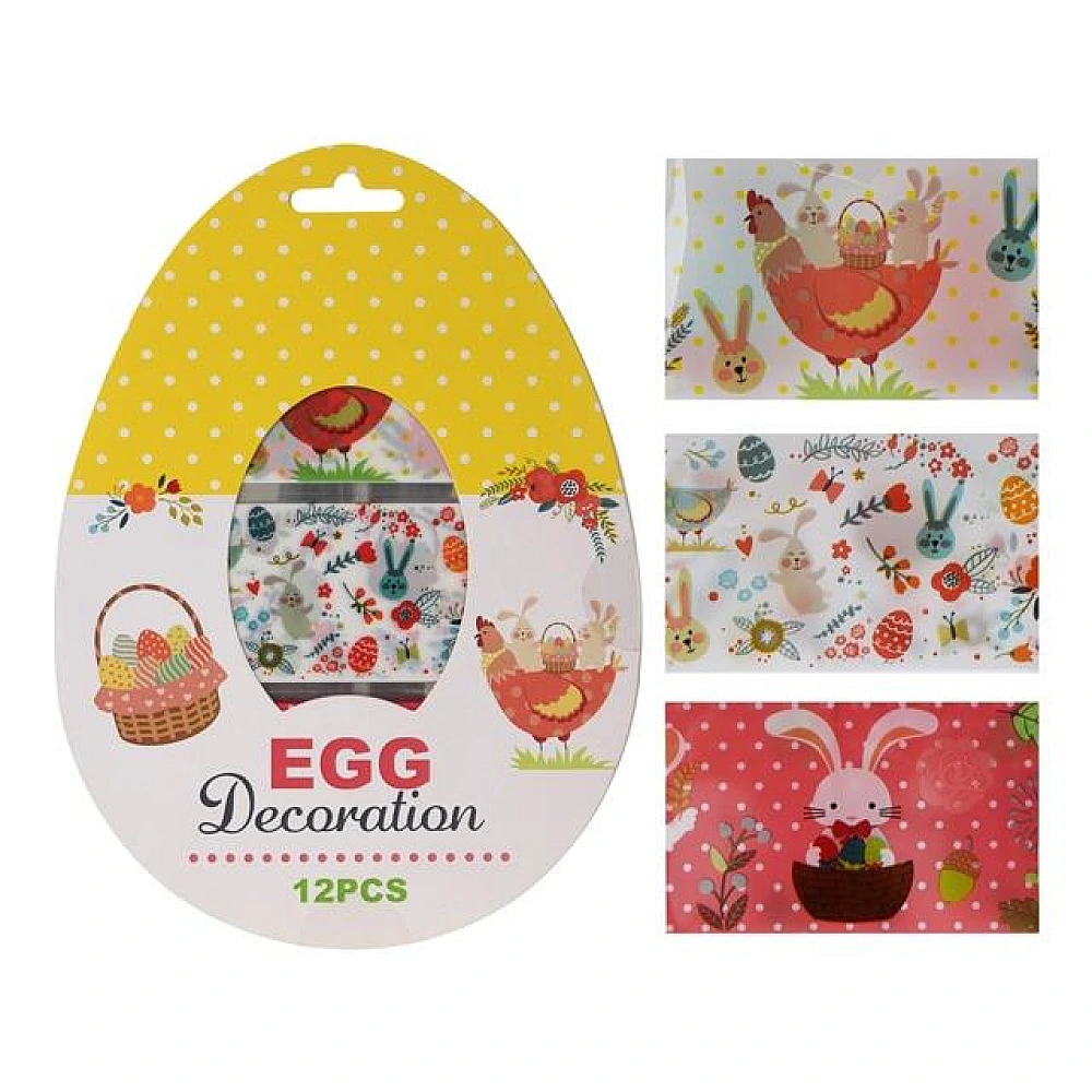 Set termo- etichete pentru oua 12buc, 3 modele