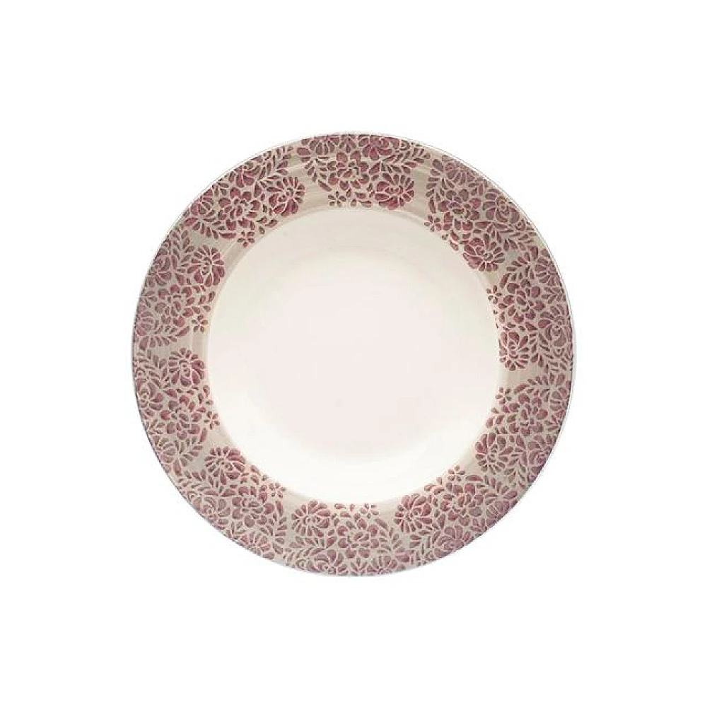 Farfurie adanca 24cm Tognana Coimbra Lilla, ceramica