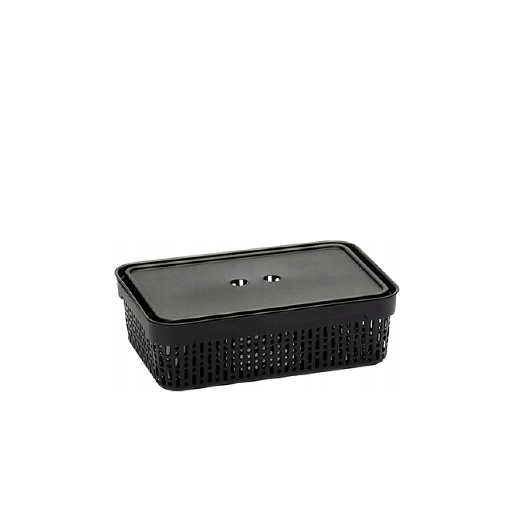 Cos cu capac Morsetta M, 30Х20Х9 cm, negru