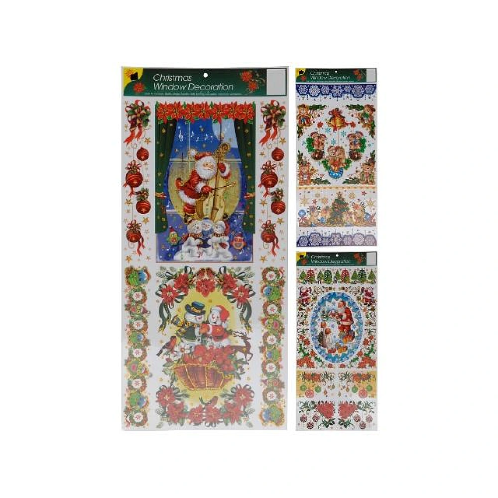 Autocolante de revelion pe fereastra 22.6X58сm cu luciu
