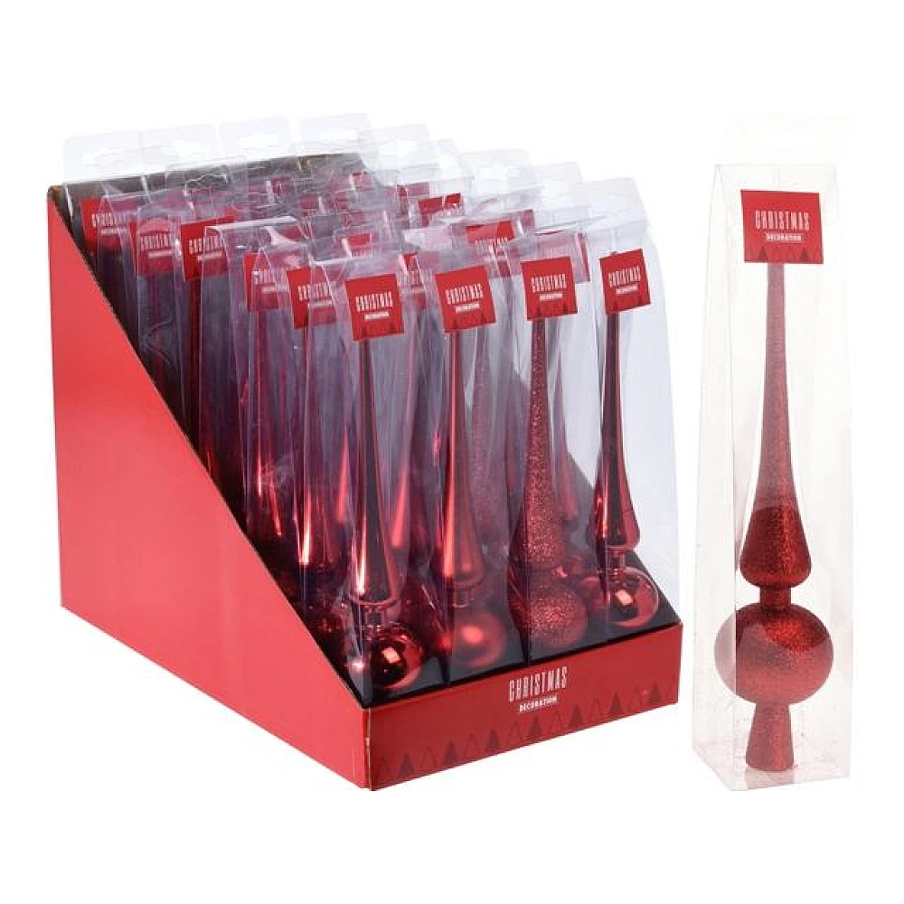 Virf pentru brad 28.5сm, rosie