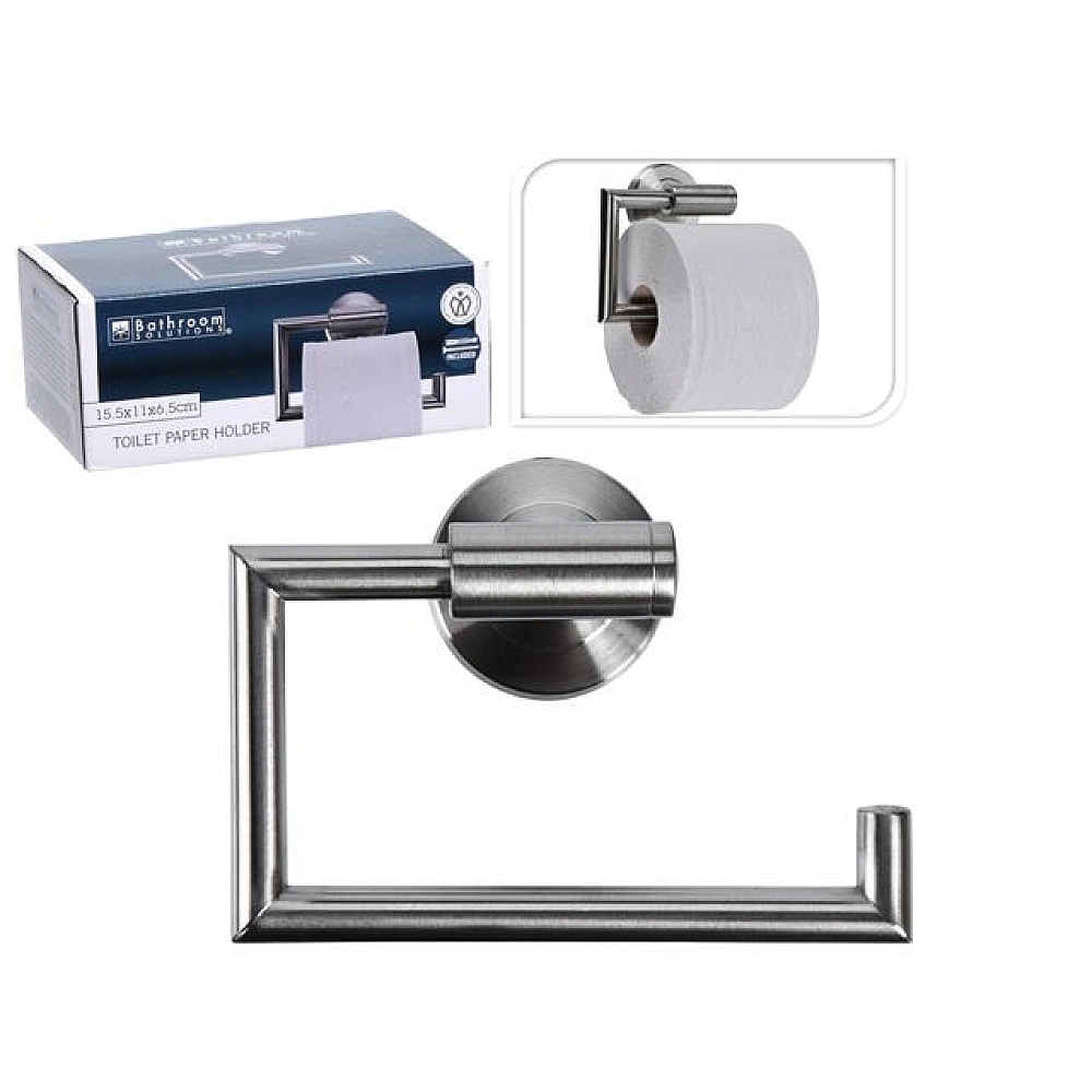 Suport pentru hârtie WC Bathroom 15.5X11cm, metal