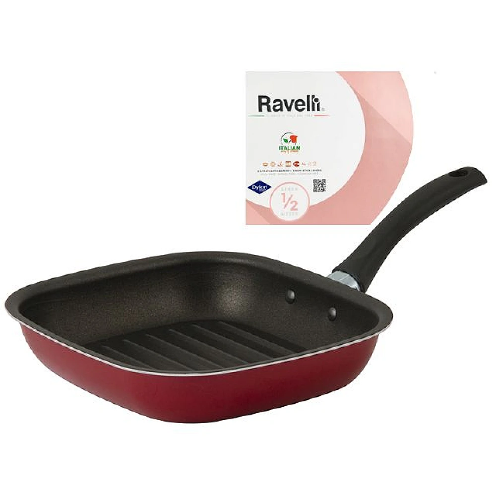 Tigaie gril Ravelli mini 20X18cm