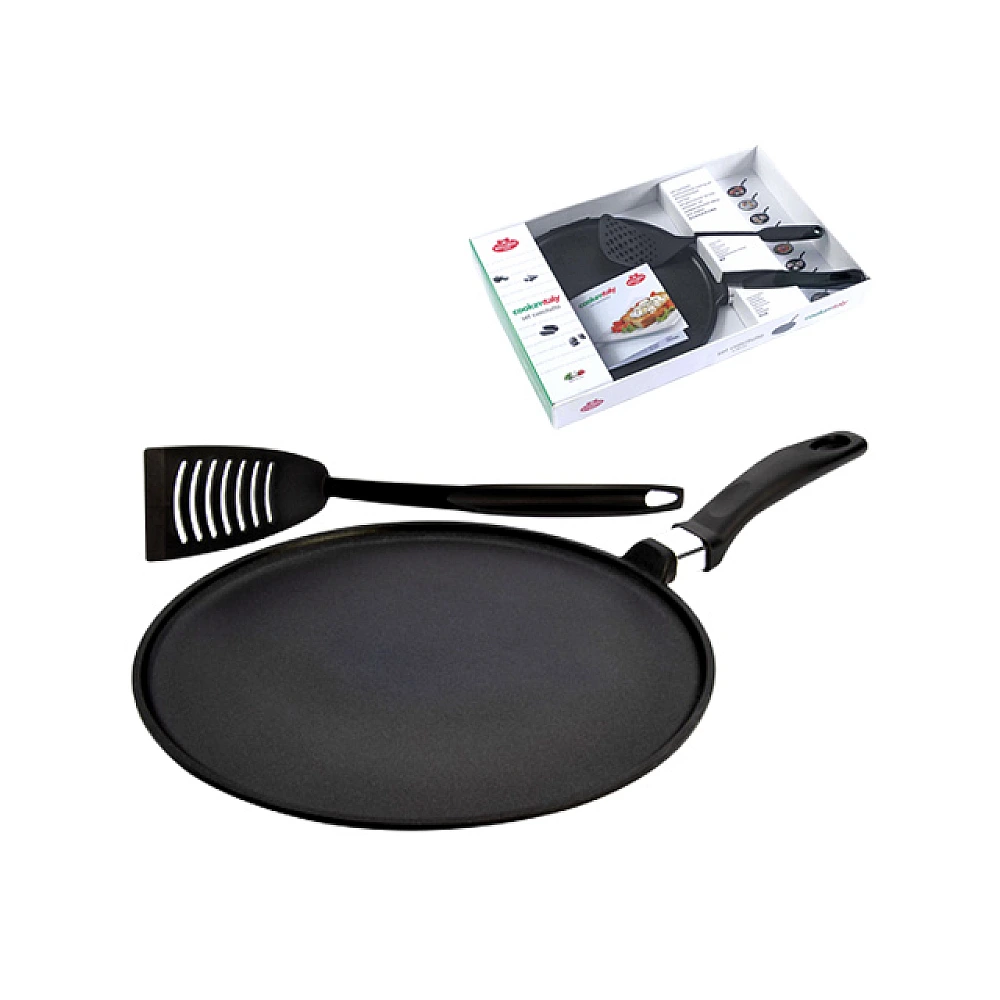 Set Ballarini Cookin'Italy: tigaie 28cm, lopatica, recete
