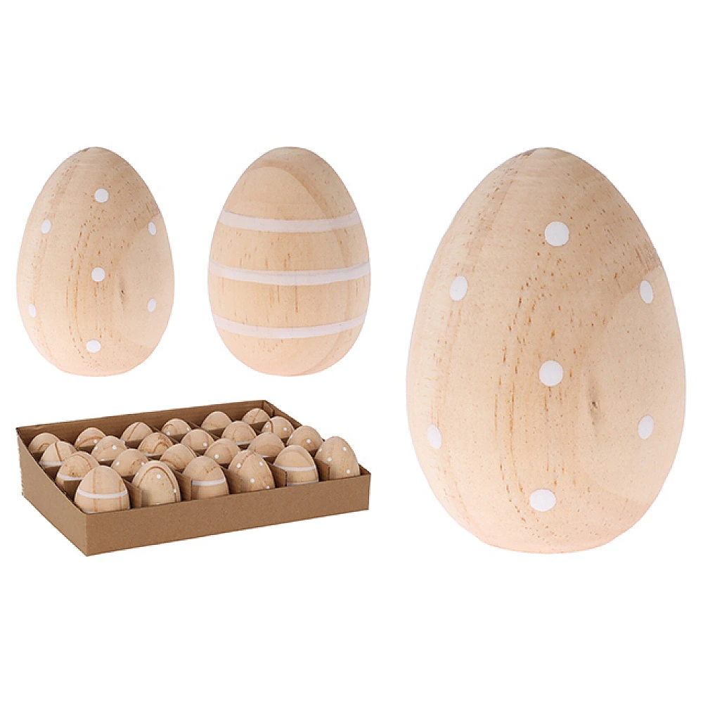 Suvenir de birou in forma de ou 4X5 cm, lemn