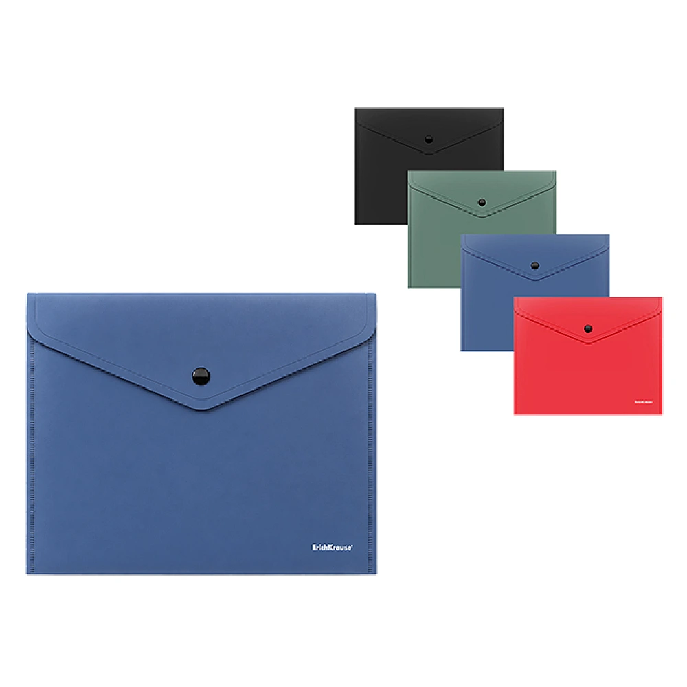 Mapa-plic cu buton A5 ErichKrause Fizzy Classic, mat