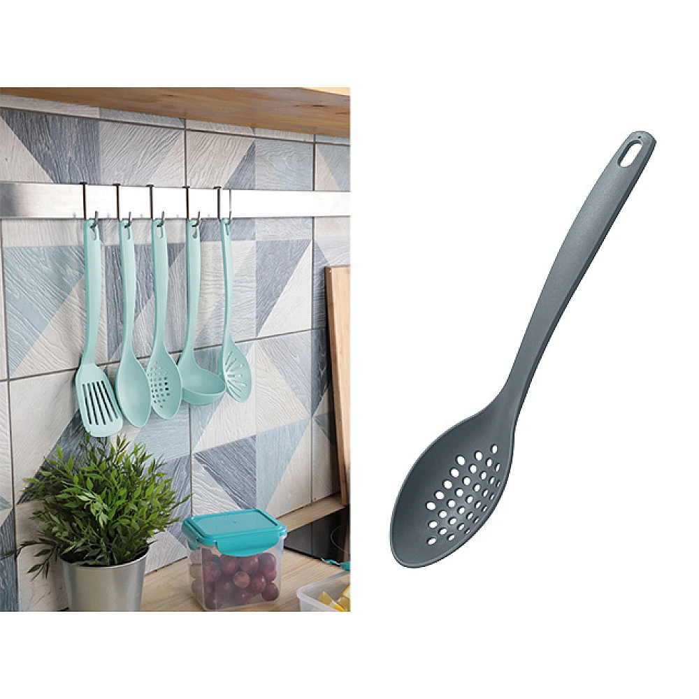 Lingura cu gauri Phibo 28.5cm gri