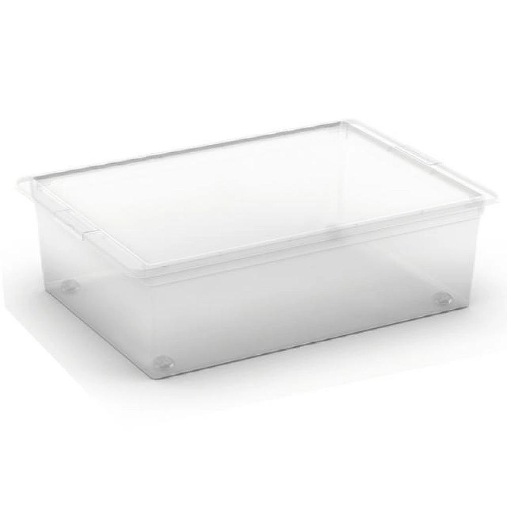 Cutie cu capac si roti C-box L 27l, 55X38.5XH16.5cm