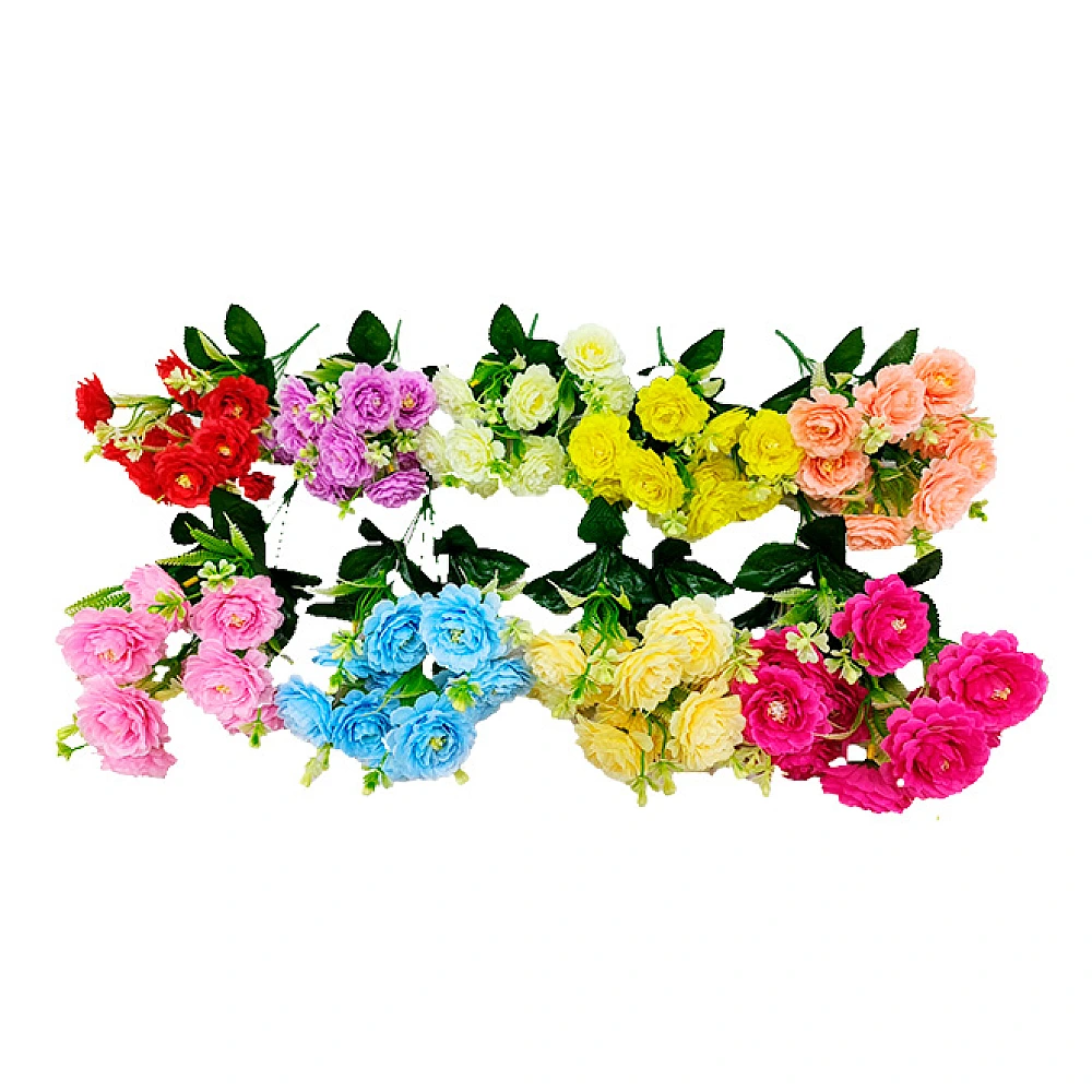 Flori artificiale de trandafir, 5 ramuri