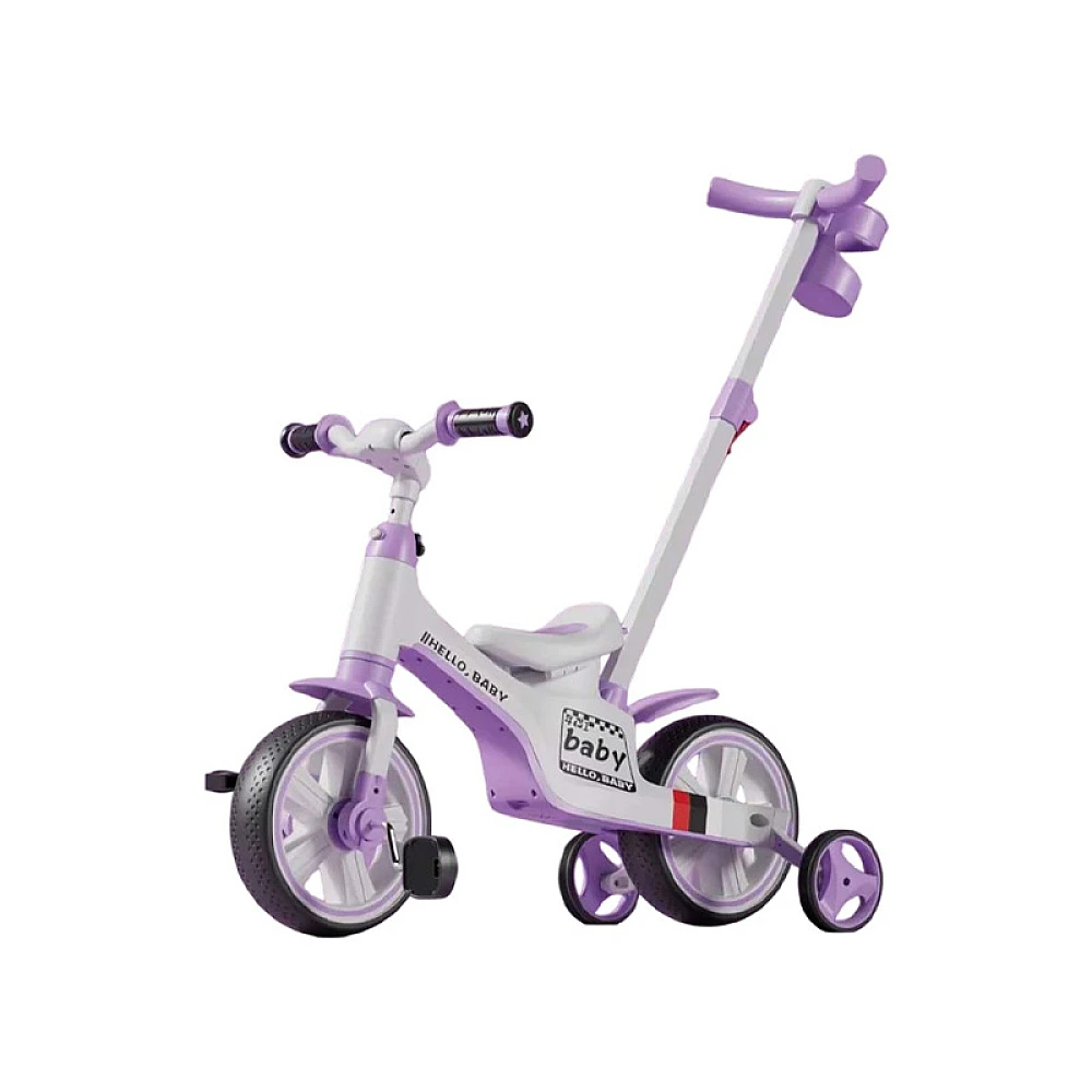 Tricicleta mov 4 in 1, muzica, lumina, max 25kg 2+