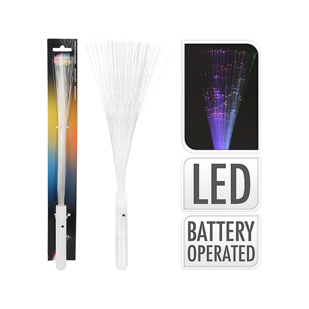Buchet de baghete luminoase din fibra optica 35 cm