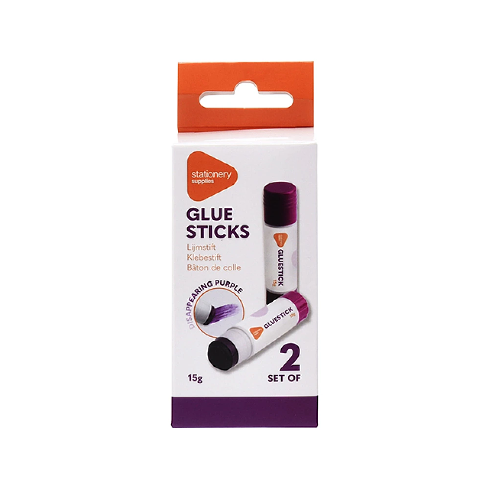 Set lipici solid tip creion Free&Easy, 2bucx15g, violet