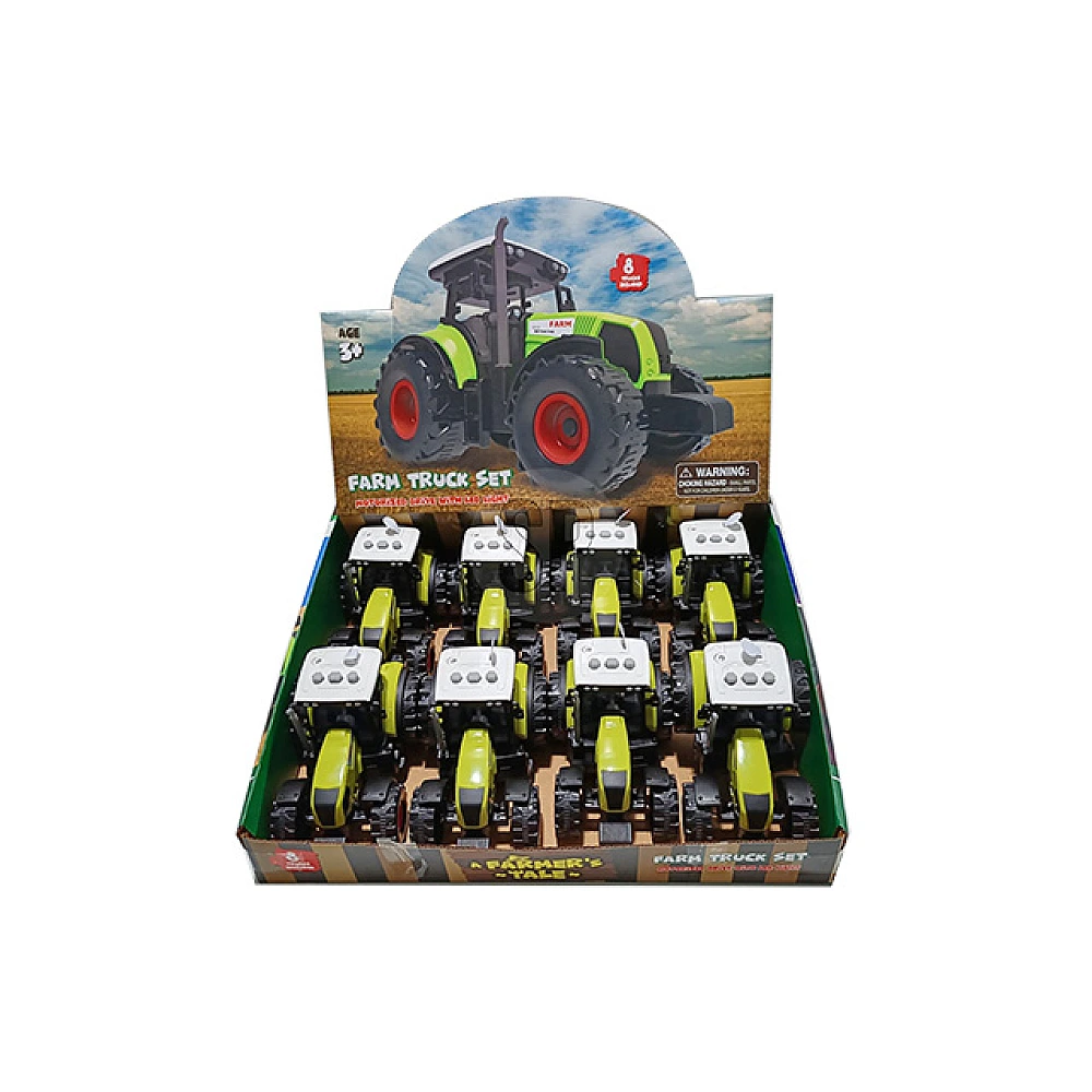 Jucarie Tractor cu lumini si muzica 15x9x9cm