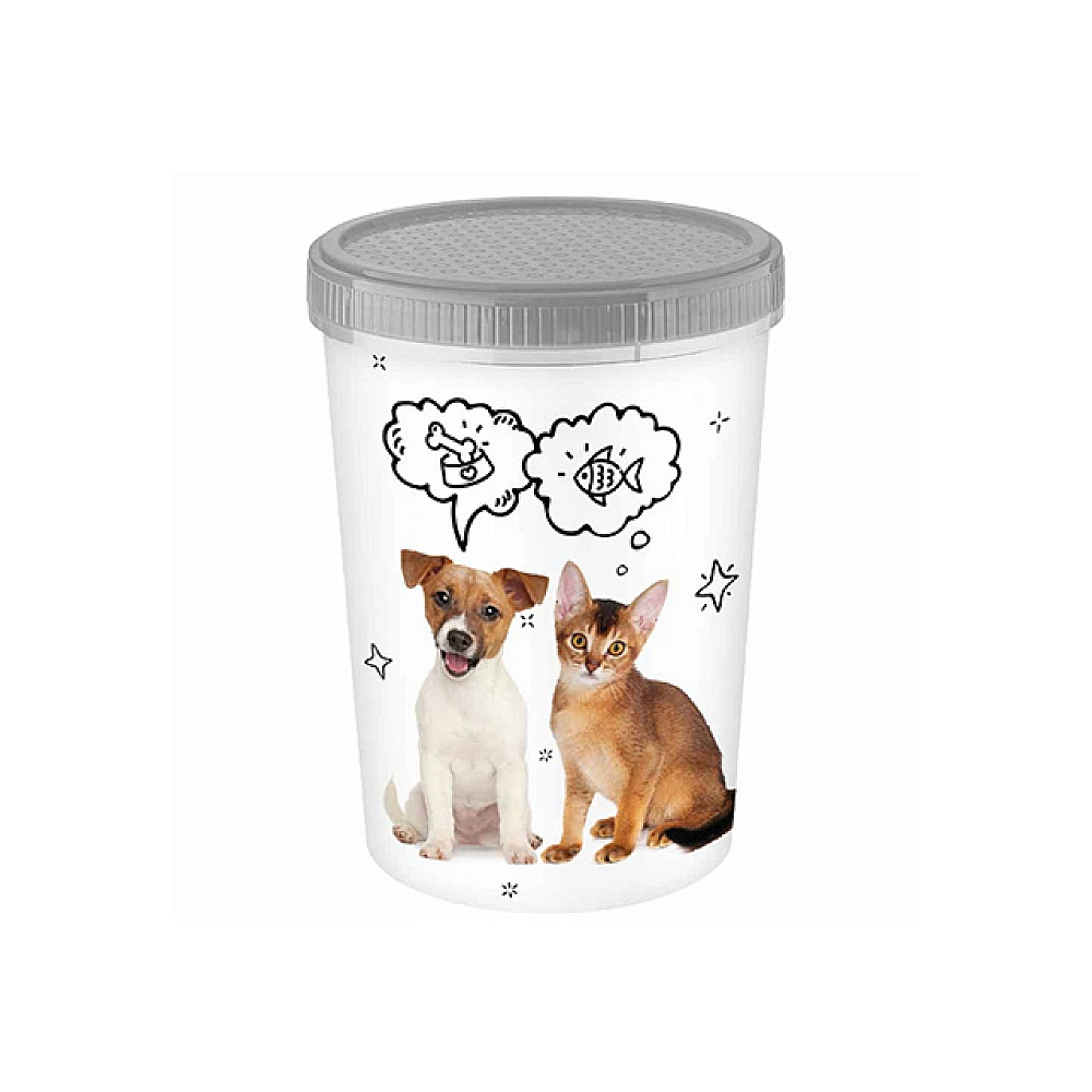 Container pentru hrană Bytplast Lucky Pet 1.6l, pisici/câini