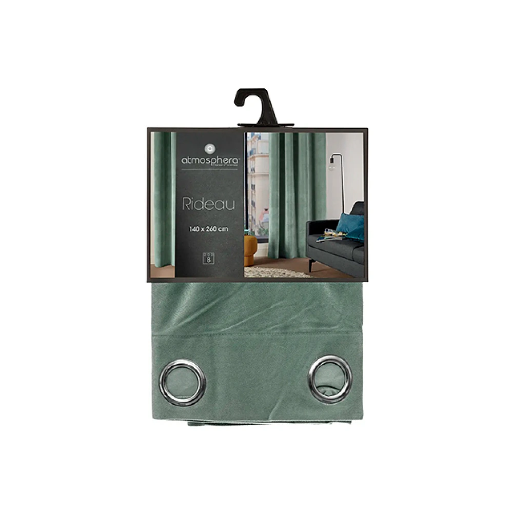 Perdea 140X260cm Atmosphera, celadon, poliester