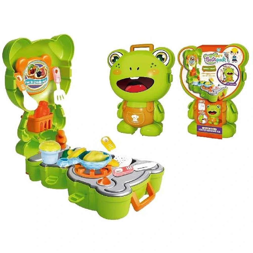 Set de joc Rucsac Broasca-Chef 19X9X25cm