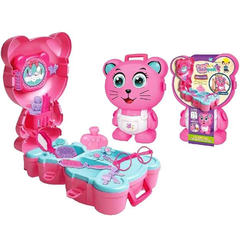 Set de joc Rucsac Pisica-Fashionista 19X9X25cm