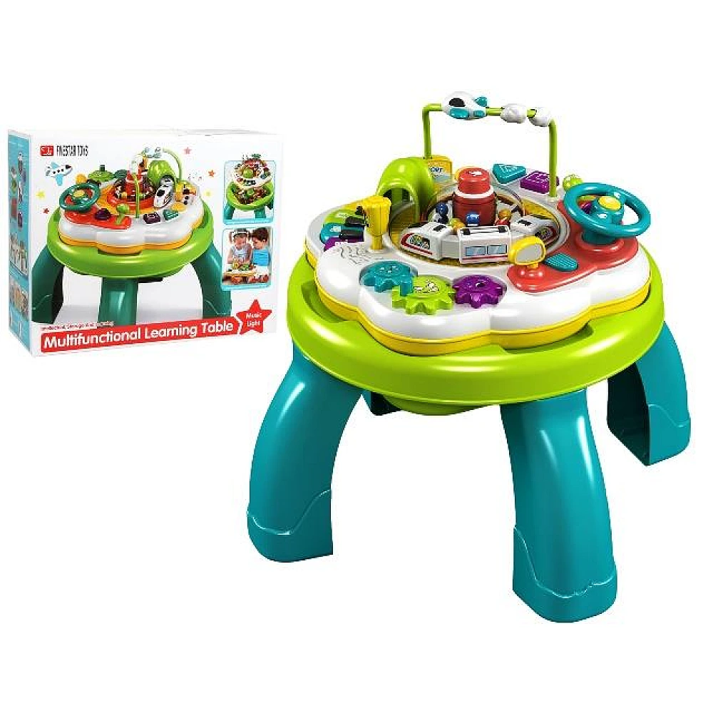 Masa interactiva musicala cu volan si trenul