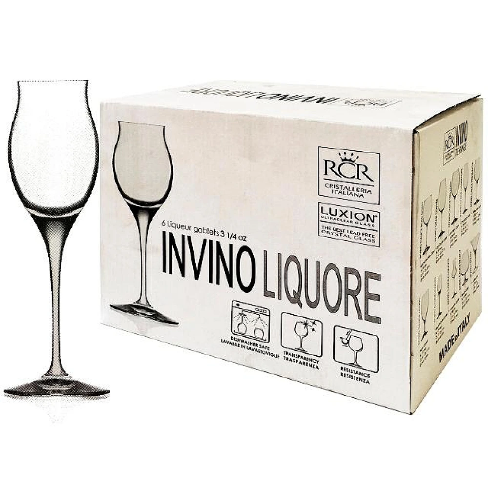 Set 6 pocale pentru lichior Invino, 100ml