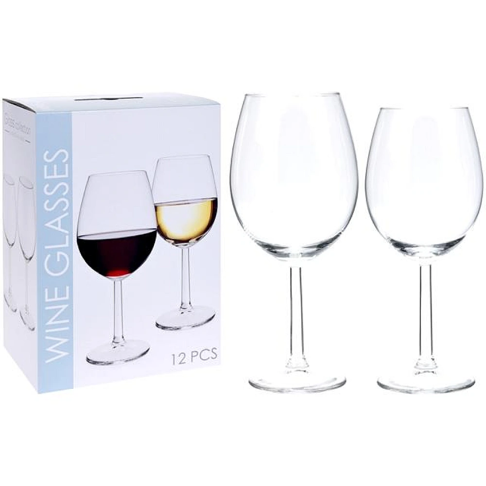 Set 12 pocale pentru vin Vinissimo, 6bucX430ml pentru vin alb, 6bucX580ml pentru vin rosu