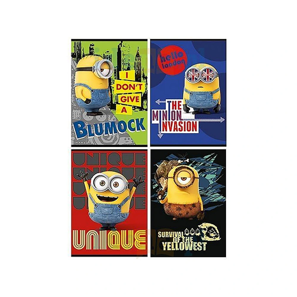 Caiet А5 60foi patratele Minions