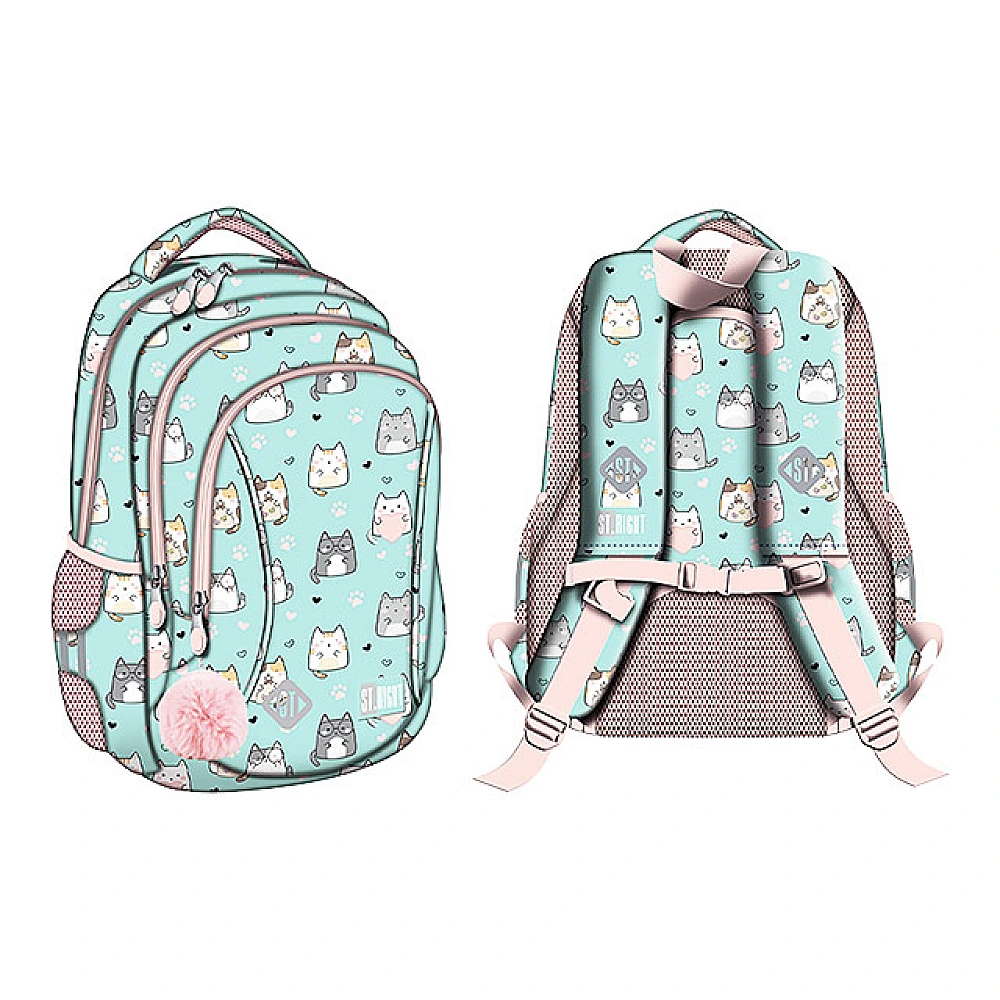Ghiozdan Charming Cats 27X17X39cm